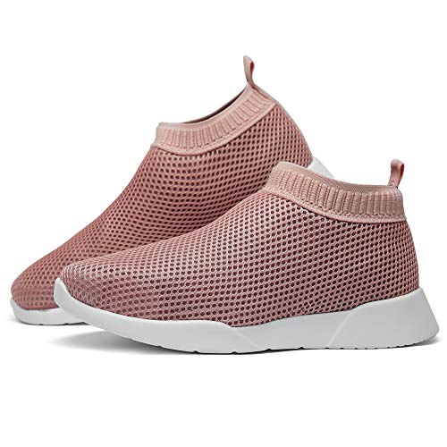 Kit 2 Tênis Sapatofran Caminhada Feminino Leve e Confortável Com Relógio Magnético (37, VERMELHO-ROS