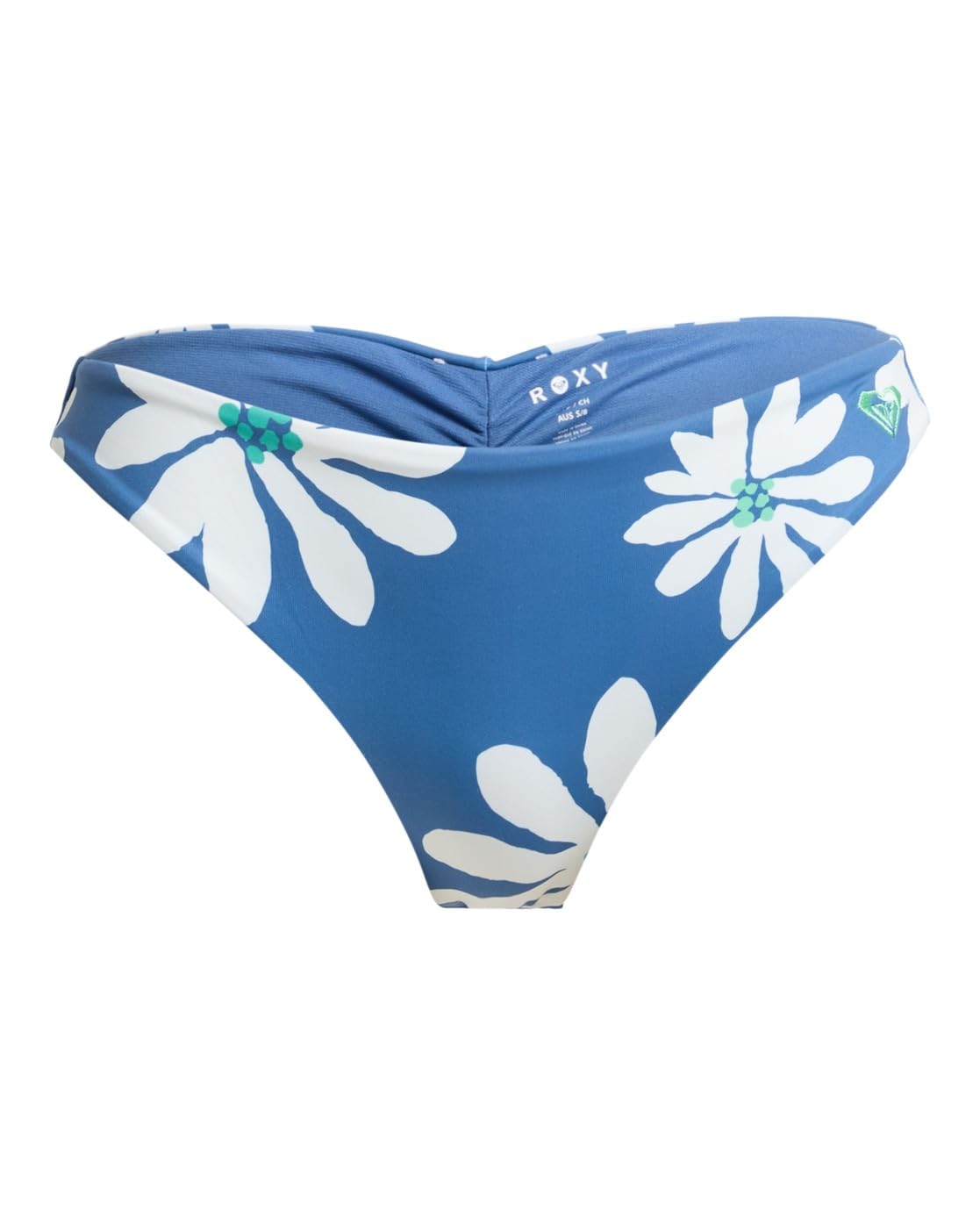Bas de bikini culotte brésilienne galbant et extensible Roxy bleu taille S - 7