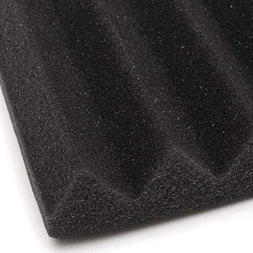 Lot De 12 Panneaux Acoustiques En Mousse Insonorisante Pour Murs Panneaux D Isolation Phonique Panneaux De Calage Pour La Maison Ou Le Studio 30 X 30 X 5 Cm Noir 2415916207 L Nopad