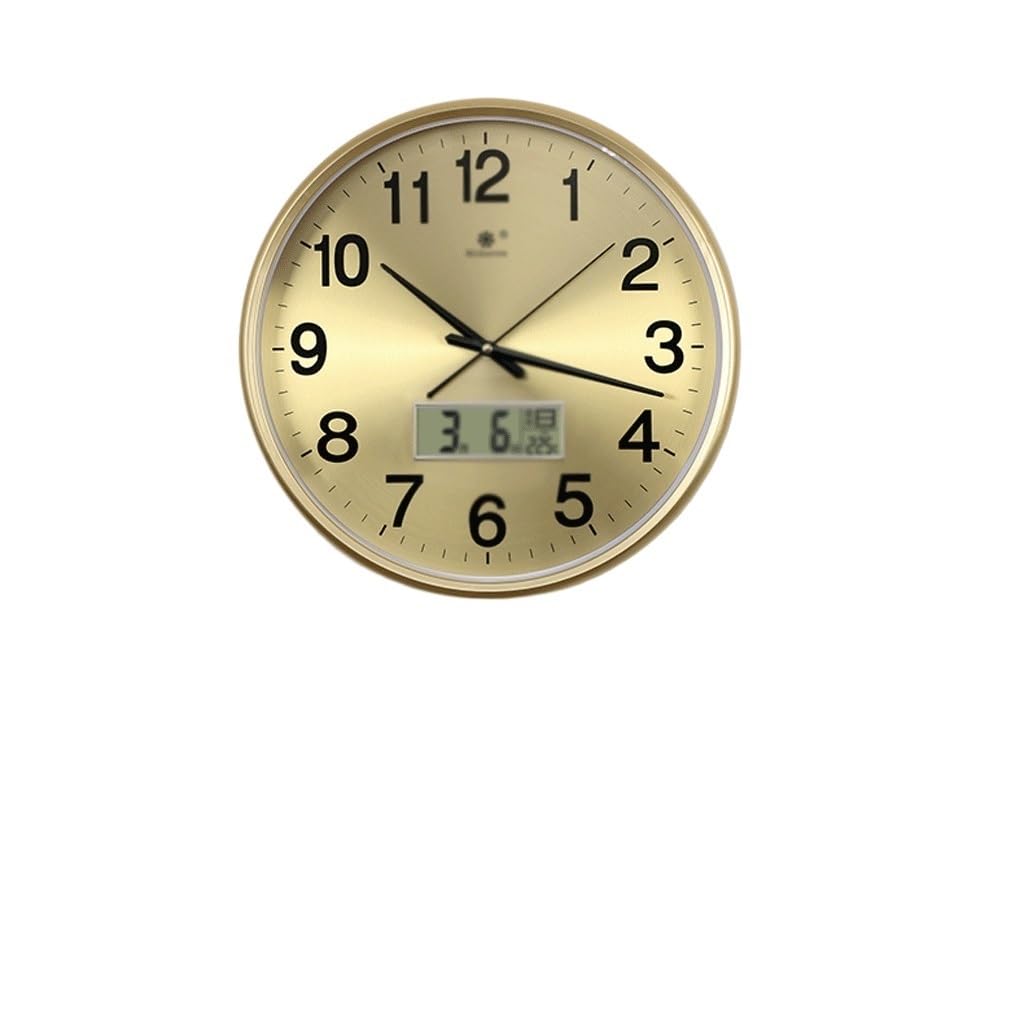 EINES Silent Decorative Wall Clock Clock Wall Clock Living Room Wall Clock Silent Home Quartz Clock Hanging On The Wall Easy to Read