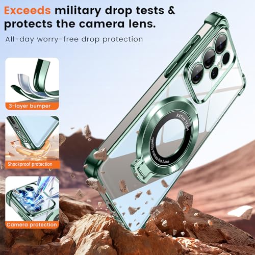 Coque Samsung S25 Ultra antichoc fine verte protégeant des chutes de hauteur