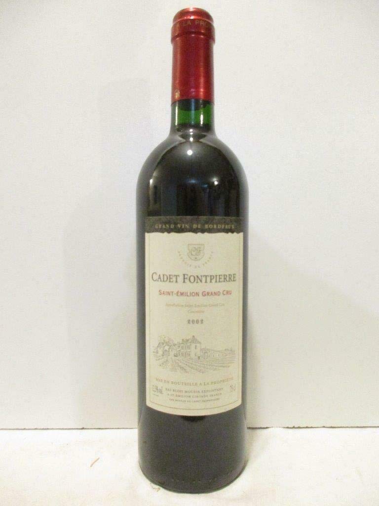 saint-émilion cadet fontpierre grand cru rouge 2002 - bordeaux