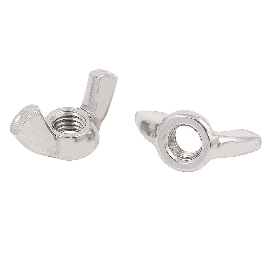 Tia Female Thread Stainless Steel Butterfly Wing Nut Fasteners Hurrican Screws Hand Twist Tighten Ear Butterfly Nut- (Stainless Steel Wing Nut-6mm, 10) (B0D3M5L2F2) Amazon Price History, Amazon Price Tracker