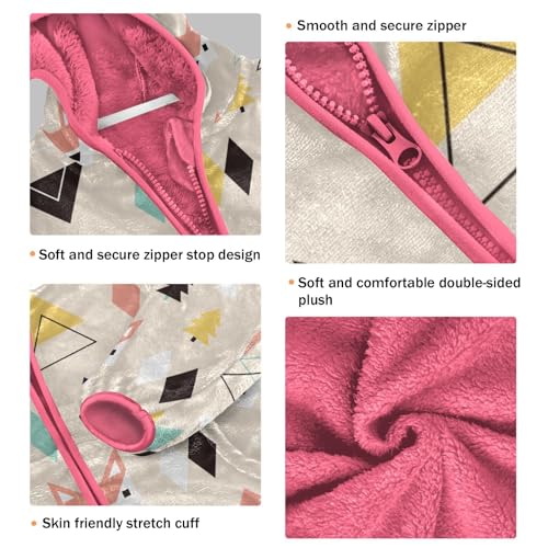 OTVEE Fox Animal Kids Hoodie Jacket Fall Spring Full Zip Warm Outwear Coat3