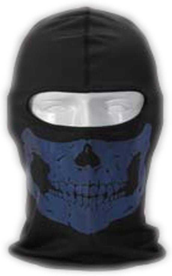 Sport Outdoor Reflective Skull Balaclava Mask