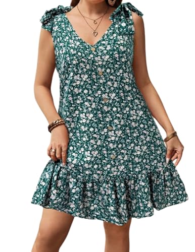 Floral Tiered Mini Dress
