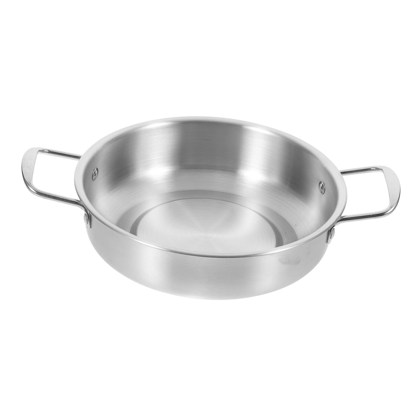 KOCKSHION Korean Stainless Steel Noodle Pot Lightweight Kitchen Soup Pot for Camping Outdoor Parties and Food Storage Versatile Ramen Cooking with Smooth Rim Design