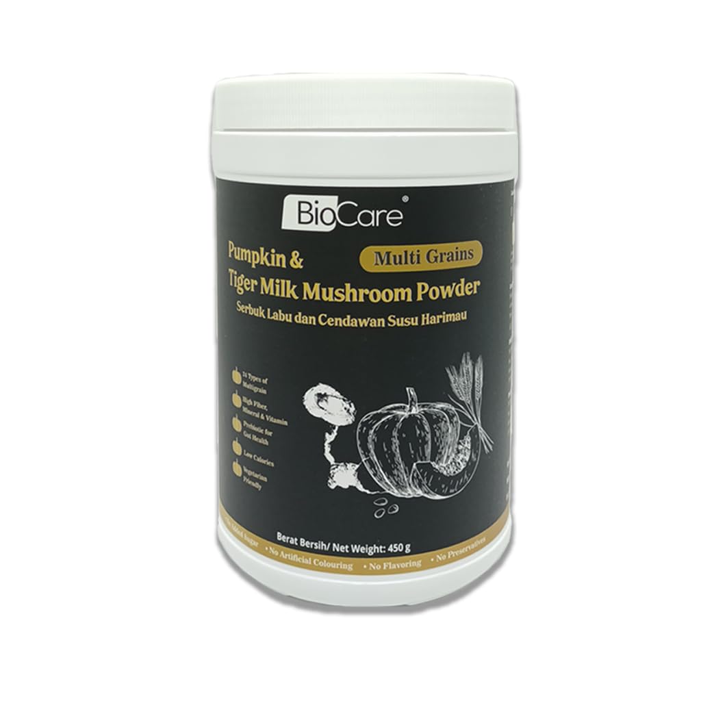 Mezcla de granos múltiples y calabaza con Polvo de Champiñón Tigre de la Leche LIGNOSUS | Tiger Milk Mushroom | 450g