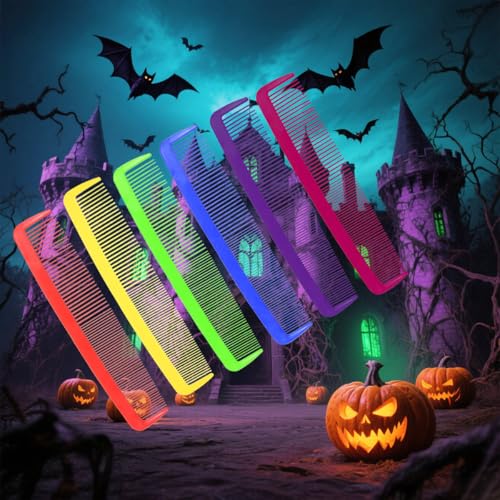 Peine gigante de dientes anchos rojo para Halloween miniatura 5