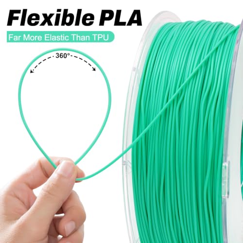 Image of YXPOLYER Flexible PLA Food-Safe Soft PLA 3D Printing Filament 1.75mm 1KG