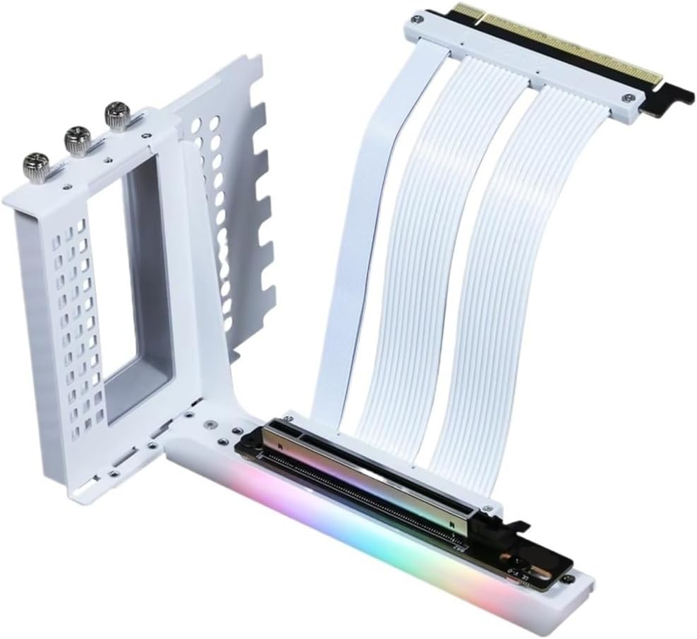 Gpu Vertical Mounting Bracket Kit Pcie 5.0 X16 Riser Cable 150mm Graphics Card Steering Mounting Bracket