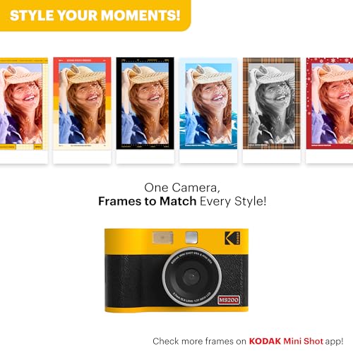 Image of Kodak Mini Shot 2 ERA 4PASS 2-in-1 Instant Camera and Photo Printer (2.1x3.4) (Camera + 68 Sheets)