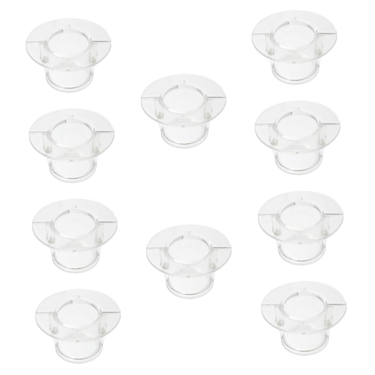 FRCOLOR 10pcs Bird Bite Collar Parrot Neckband Bird Supplies Prevents Plucking Easy to Fit