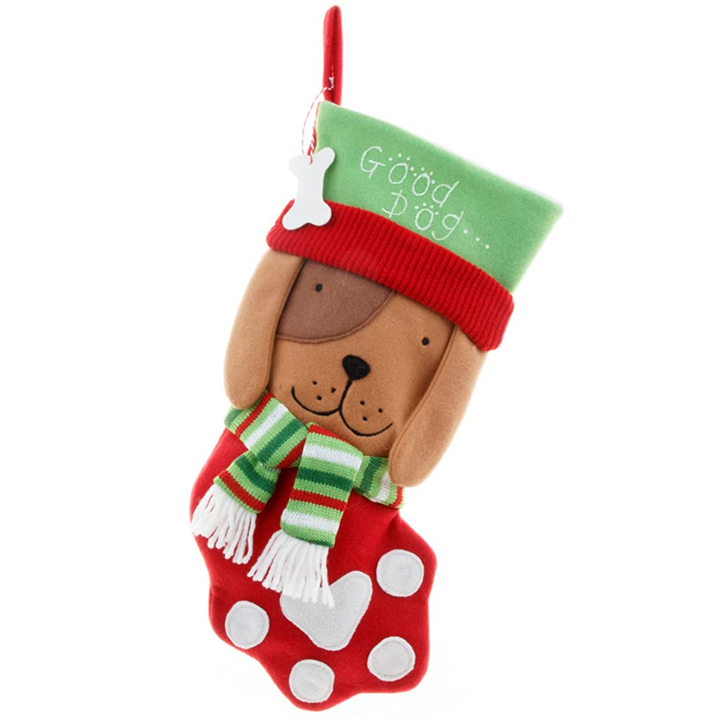 Horoper Cane Gatto Calze Natalizie, Sacchetti Regalo Di Natale Cane Animale Domestico Calze Calze Decorazione Natalizia Calza Appesa Bambola Giocattolo Decorazione Regali