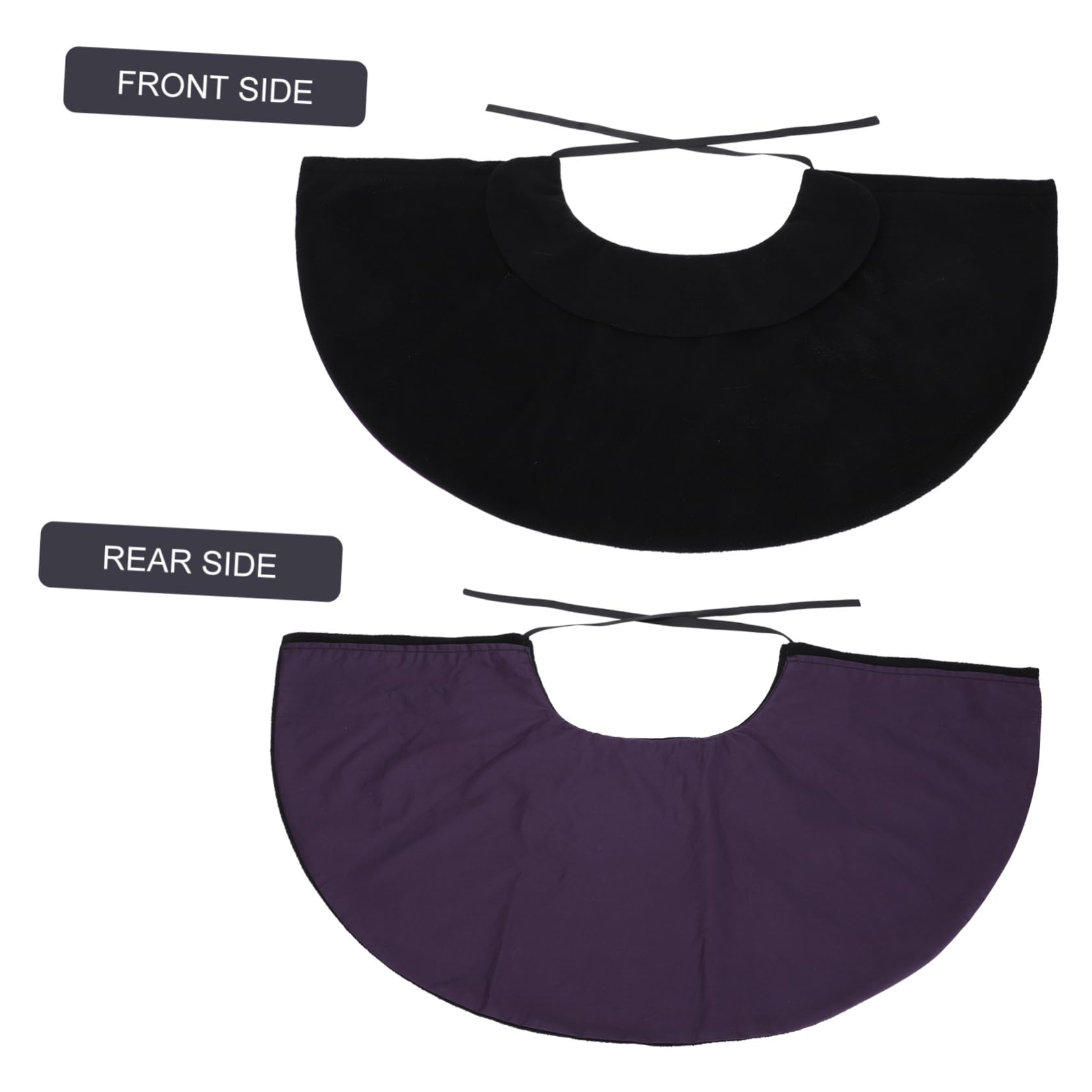 INOOMP 3pezzi Cloak Per Cani e Gatti Neri Per Halloween Leggero e Facile Da Indossare Costume Festivo Per Animali Domestici Decorazione Per Feste e Eventi