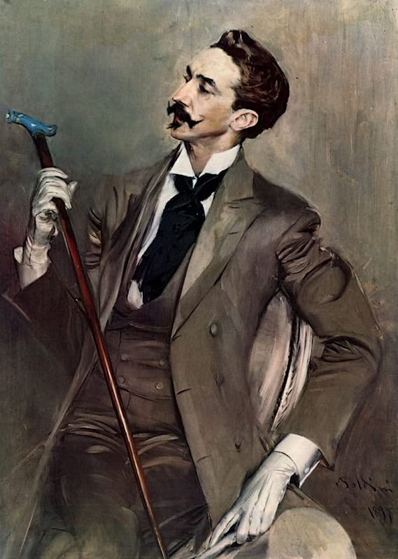 Tableau de Robert De Montesquiou pour habiller un grand mur vide de chambre