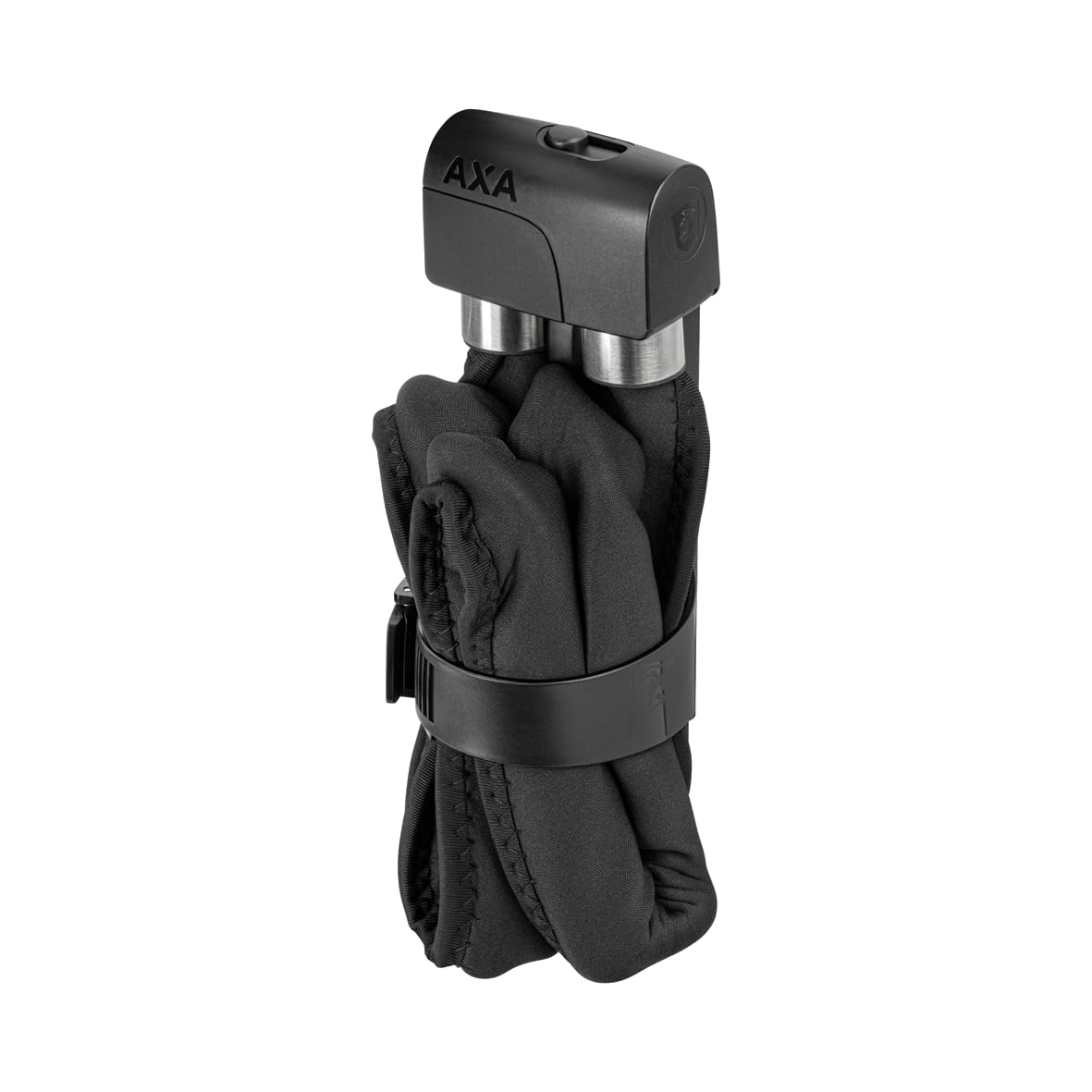 AXA Foldable 8-130 Faltschloss – Länge 130 cm – Stahlglieder 8 mm – Sicherheitsstufe 10 – Inkl. Halterung – Mit 2 Schlüsseln