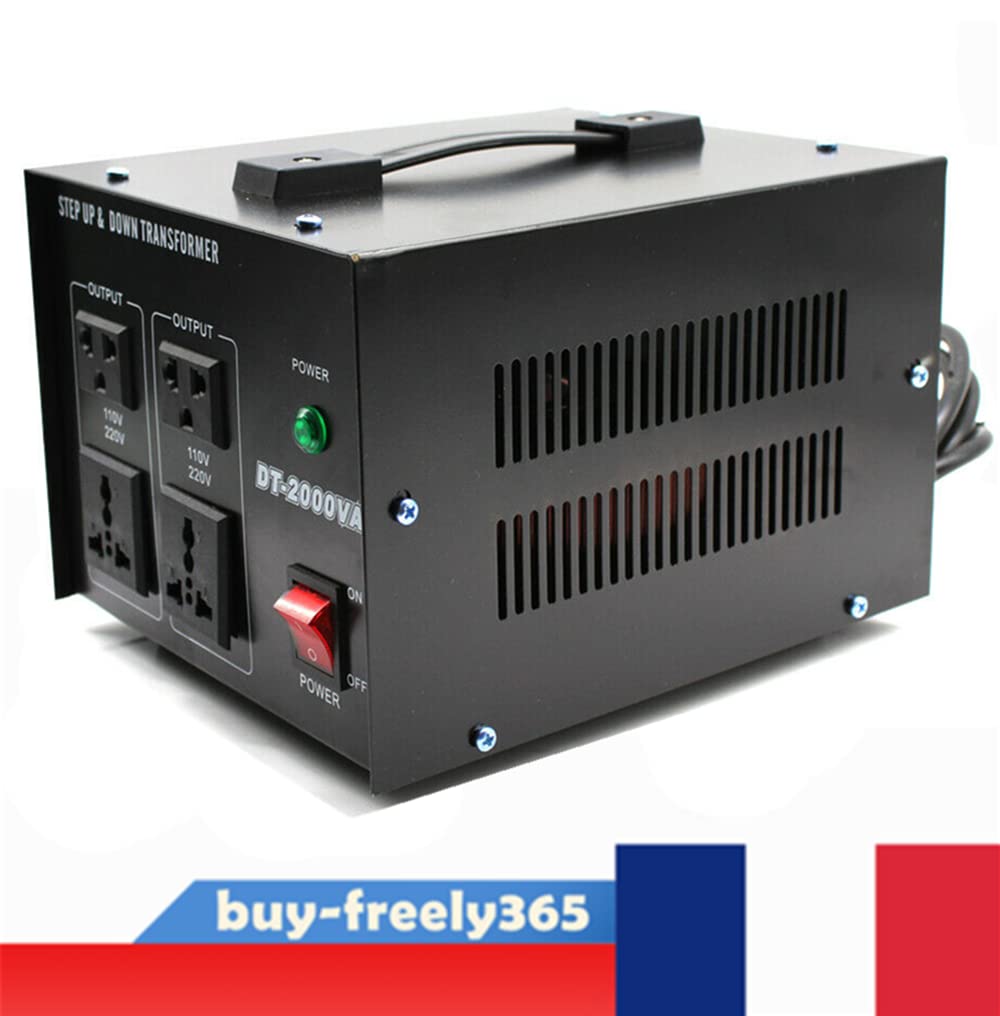 Trasformatore convertitore di tensione 220V-110V convertitore elevatore/abbassatore 2000W discendente