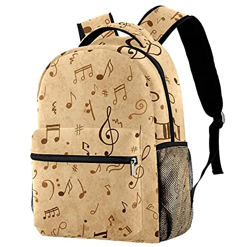 Mochilas ligeras para camping y viajes con diseño musical retro