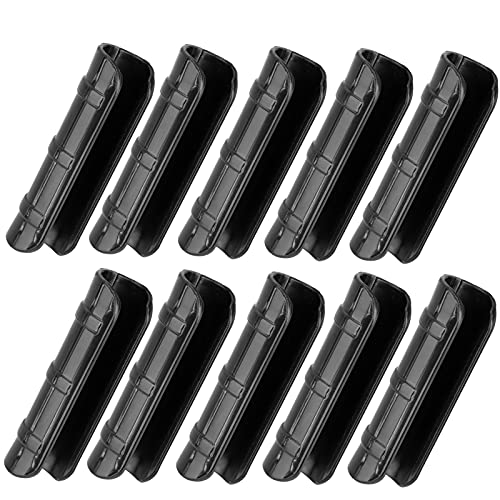 Metikkeer 50PCS 16mm serra telaio clip tubo clip serra accessori serra, clip di plastica per tubi morsetti connettore pellicola di plastica morsetti di rete di plastica bianco