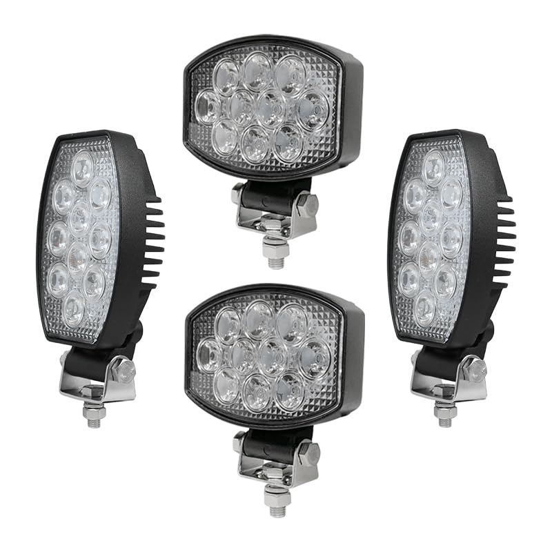 Amazon.co.jp: 【4台セット】船舶用 車用 12v led作業灯 取付2WAY 横OR 
