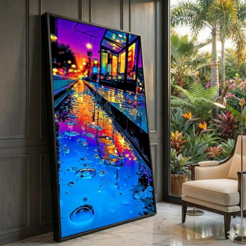 Décoration murale colorée 55x100cm pour réveiller un mur blanc sans vie