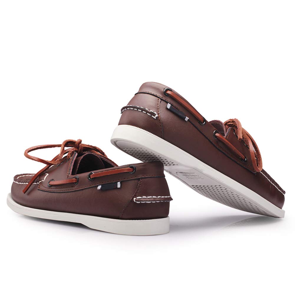 Zapatos Mocasines de Cuero sin Cordones y con Cordones para Hombres