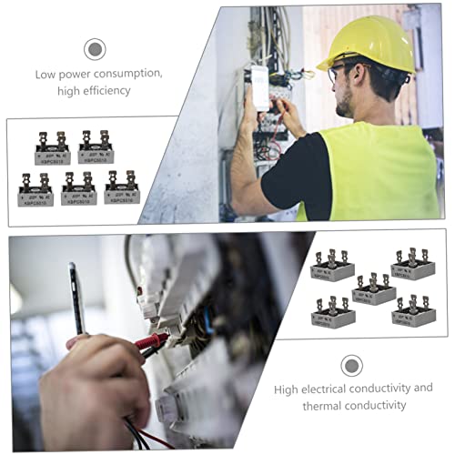 NIYANGLE 5 Unidades Ponte Retificadora Diodo Silício Eletrônico Onda Completa Componentes Eletrônico