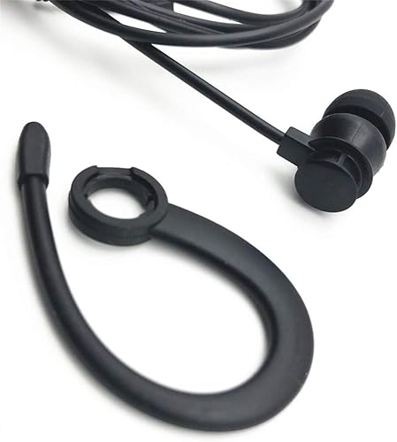 Auriculares intrauditivos estéreo de un solo lado a auriculares mono,0.138 in Plug Ear Hook Earpiece,Compatible Android Smartphones Reproductores MP3