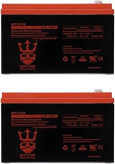 Neptune 12V 7Ah NT-1270 Rechargeable SLA Sealed Lead Acid Battery- 2 Pack - coolthings.us