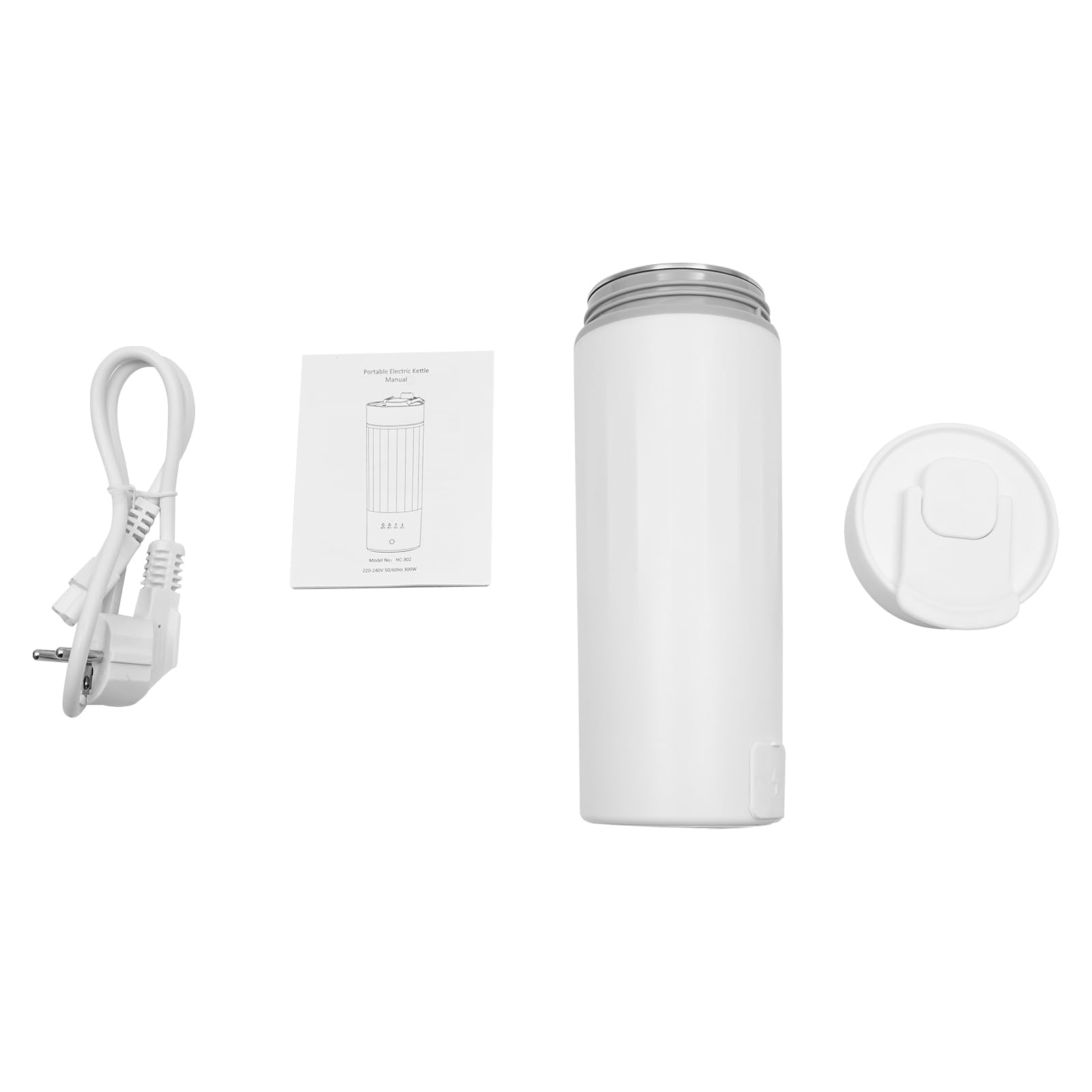 Focenat Reisewasserkocher 500ml - Mini Heizbecher Mit Temperaturanzeige