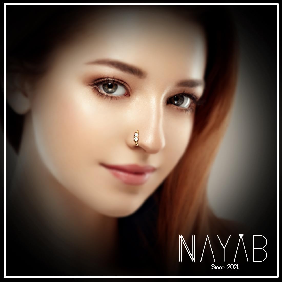 Nayabbazaar Diamond Gold-Plated Plated Alloy Nose Ring Gold-image-26