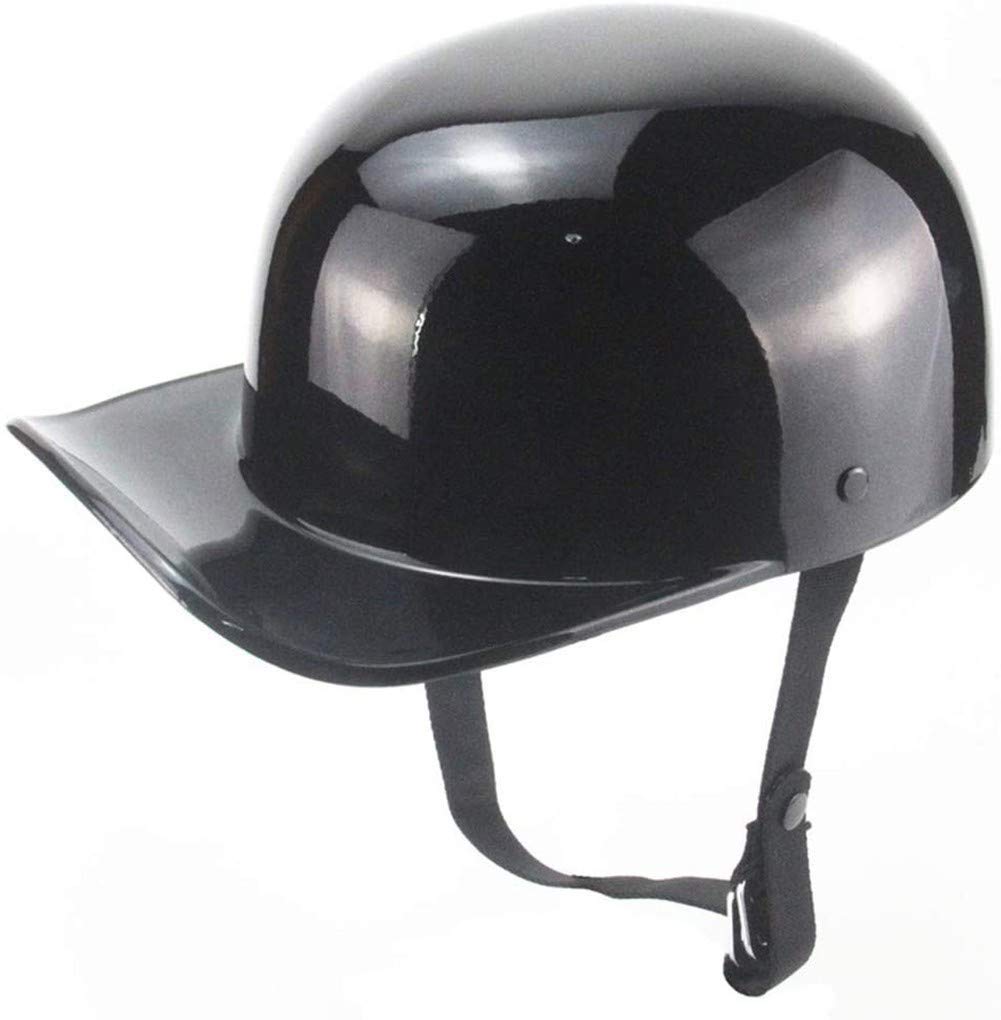 Kask w stylu vintage z otwartą twarzą Retro motocyklowy kask półskorupowy Mężczyźni i kobiety Zatwierdzony przez ECE Czapka z daszkiem Kask Rower Cruiser Chopper Motorower ATV Kaski (54-62Cm