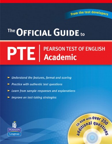 Official Guide to Pearson Test of English Academic (with CD-ROM)