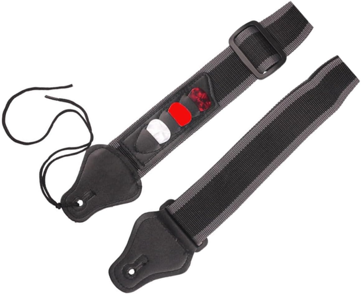 Toyvian 2pcs Nylon Strap Wear Proof Strap Tape Guitar Blackx3pcs mediumx3pcs image 7 of 9 B0CPVYV39P