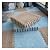 DSJBGSS Playmat 10 Pcs Interlocking Carpet Tiles,Plush Foam Square Floor Mats Set,Interlocking Fluffy Tiles Square Puzzle Play Mat, 12X12inch(Light Blue+Light Coffee)