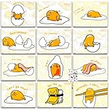 SANRIO Gudetama Poster Book - Bundle Includes 12 Posters Featuring The Lazy Egg for Room, Decorations Plus Stickers | Gudetama Room Decor for Boys, Girls