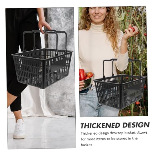 Panier de course ergonomique vert pour simplifier vos achats au supermarché - 2
