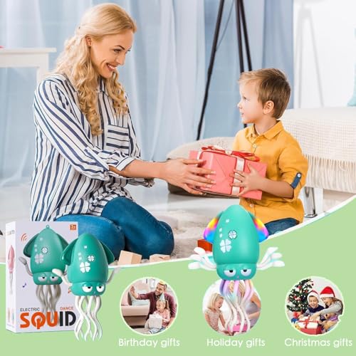 SOMAREM Magical Dancing Octopus Toy Green - Image 6