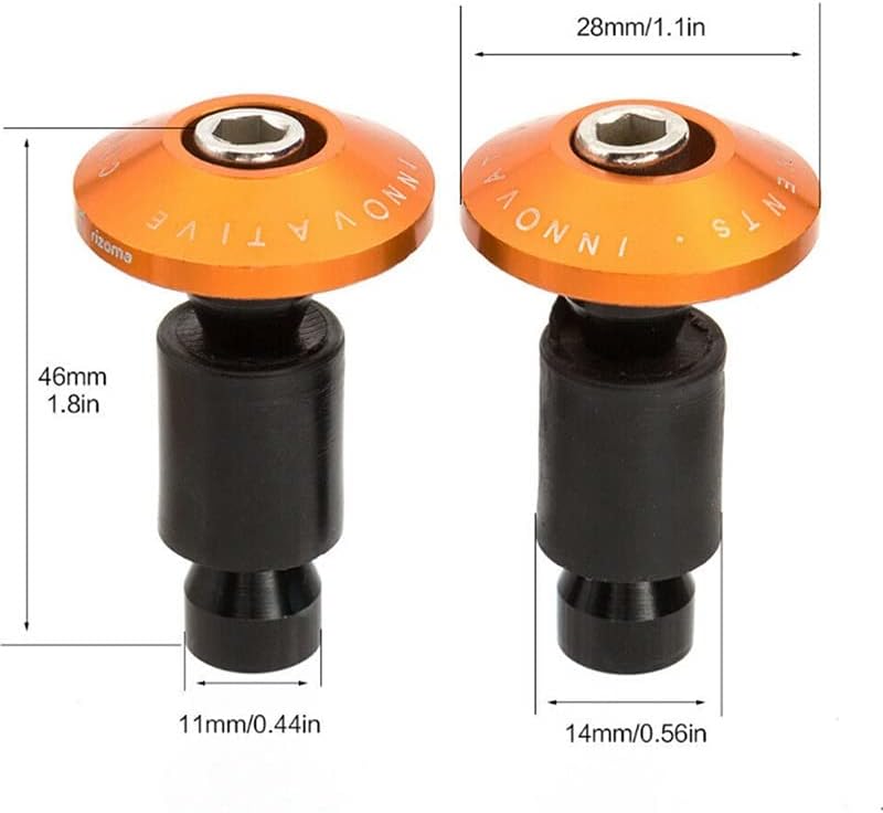 バイク バーエンド キャップ アルミ削り出し 2個セット グリップエンド シンプル ハンドル カスタム 汎用 S-257 オートバイ グリップ バーエンド ホットエンド重量ハンドルバーグリップキャップ防振 シルバーモア オートバイハンドルバー (色 :