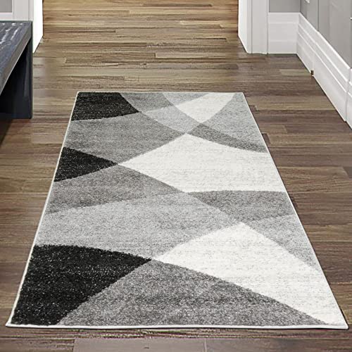 Teppich-Traum moderner Vorleger Regal Schrank Garderobe | allergikerfreundlich | abstraktes Muster...