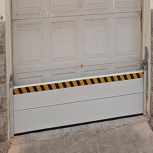 Barrière anti-inondation extérieure pour stopper l'eau devant le garage
