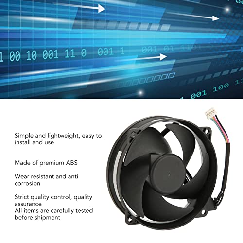 Image of Yoidesu Replacement Internal Cooling Fan for 360 Slim, Game Console CPU Heat Sink Cooler Fan, Excellent Heat Dissipation, Simple and Lightweight, Wear and
