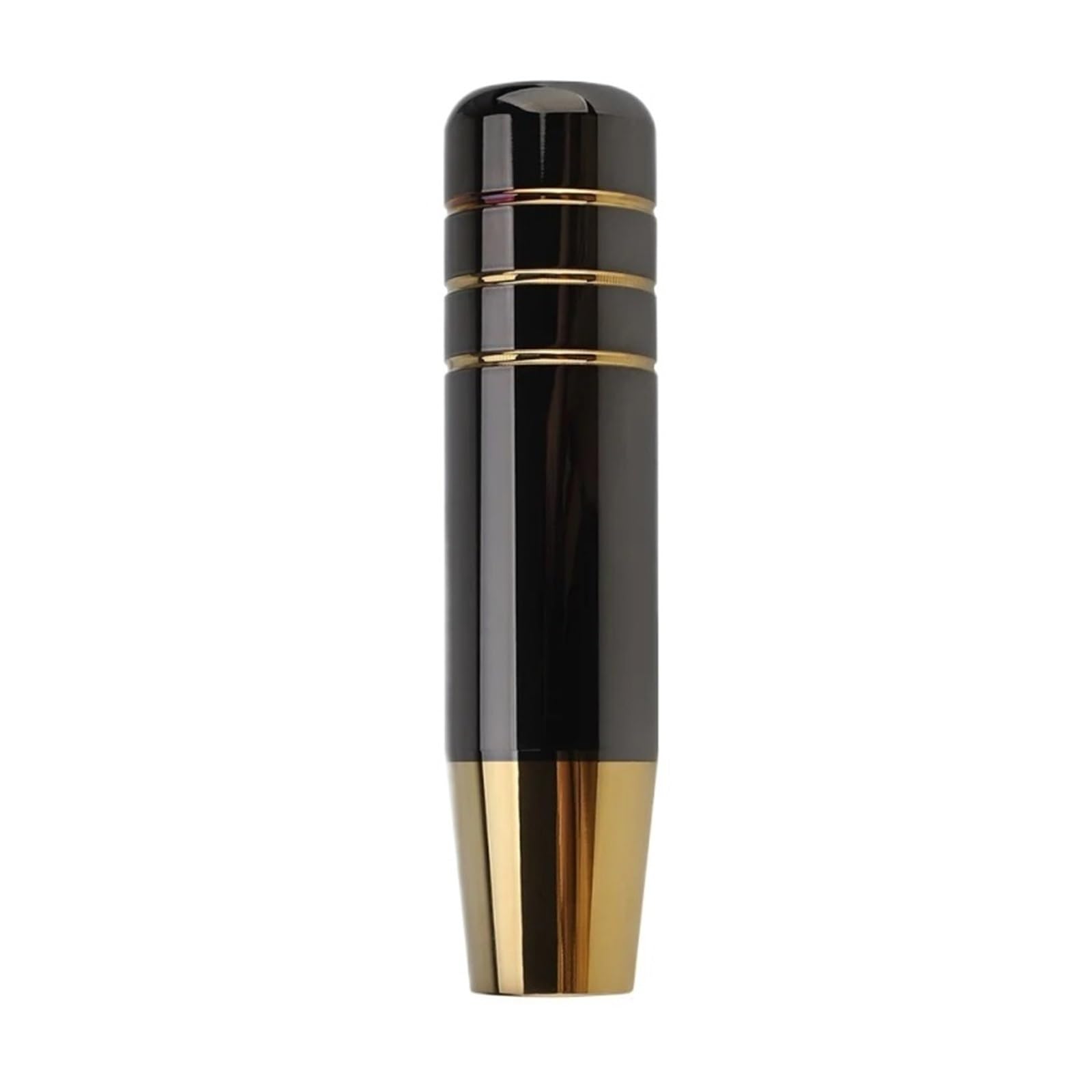 Jxewmtmc 13Cm Car Universal 9Cm 18Cm Aluminum Black Gold Gear Shift Knob Racing Manual Transmission Shifter Lever With Three Adapter Gear Stick Shift Cover(13Cm)