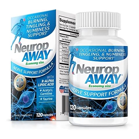NeuropAWAY Nerve Support,120 Daily Capsules Cover