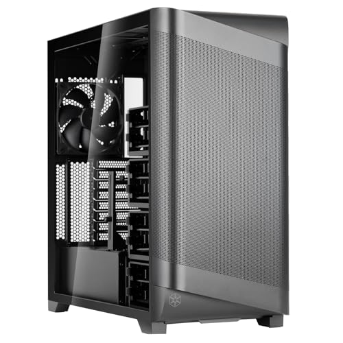 Image of Silverstone Technology SETA A2 A True High Airflow Experience: Exceptionally Versatile Mid-Tower Chassis, SST-SEA2Y-BG (Black)