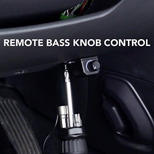 Scosche Loc90 Line Output Converter Adjustable Amplifier Add On Module For Car Stereo, 2-Channel Signal Sensing Speaker Wire To Rca Adapter With Remote Control Knob, Grey #TOP4