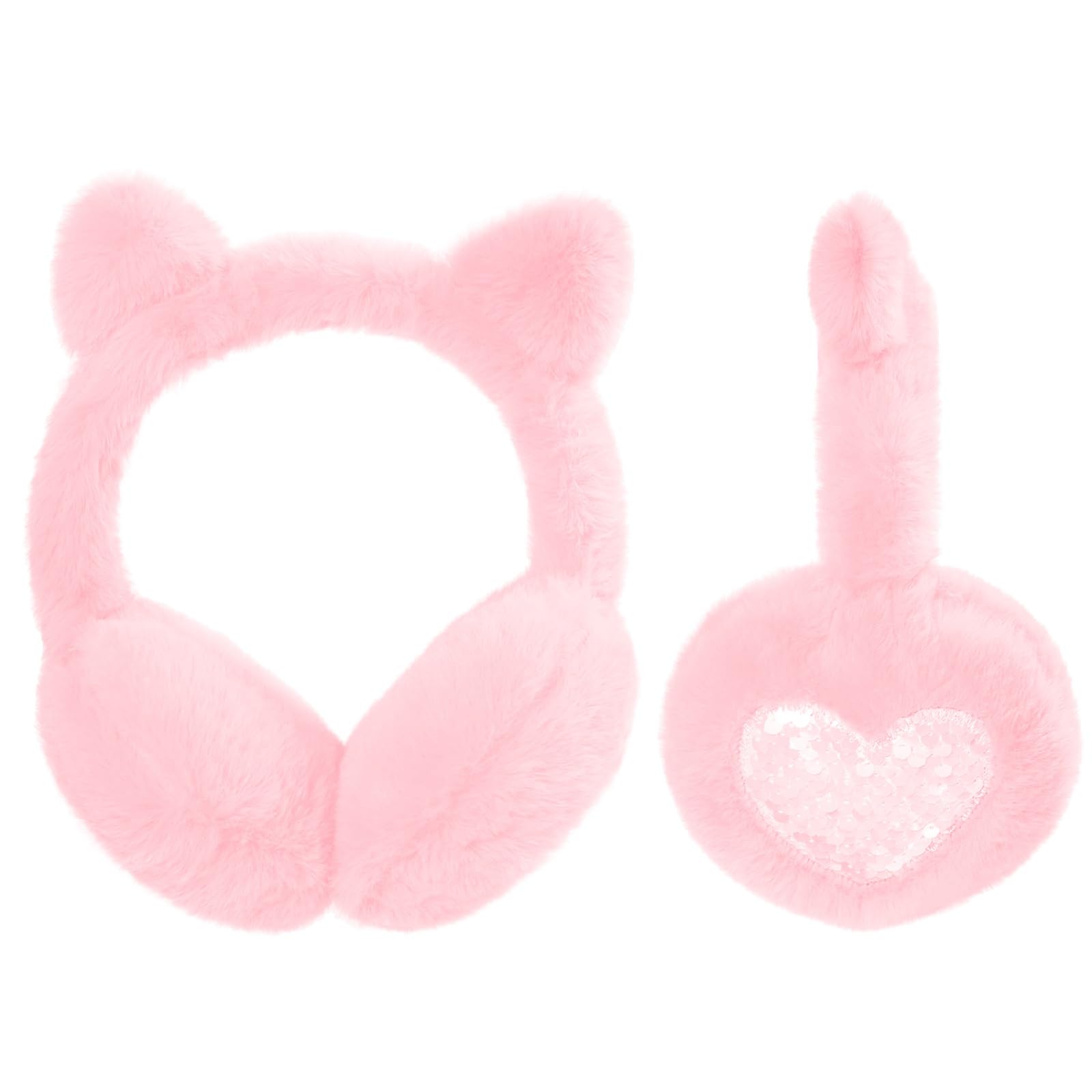Ear Muffs Children's Winter Ear Warmers Women's Ear Muffs Girls Plush Warm Ear Protection Child Warm Ear Protection Soft Fluffy Outdoor Ear Warmers Cold Protection Windproof Winter Accessories-image-35