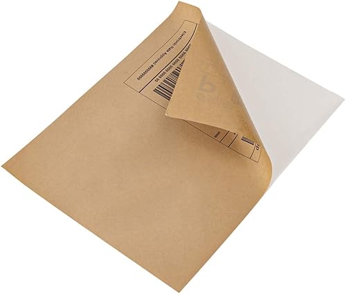 Miniatura 3 de NATURALABEL 200 hojas completas de etiquetas adhesivas de papel kraft marrón imprimibles de 8.5 x 11 pulgadas, etiquetas autoadhesivas para