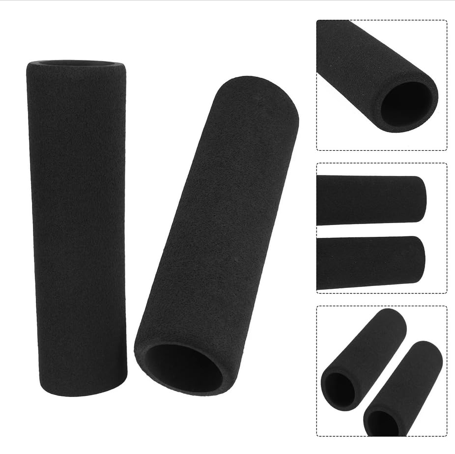 Poignées Moto En Mousse Confort Anti-Vibrations Et Antidérapantes - 2 Pièces Pour Guidon 3,17-3,68 Cm